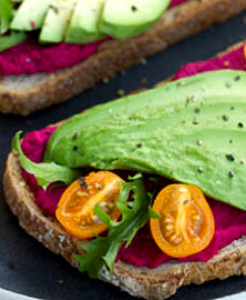 Tartines de betterave