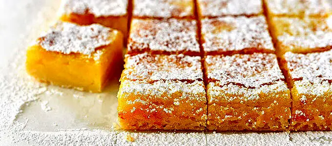 Lemon Bars – carrés au citron