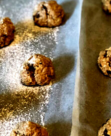 Biscuits secs au tahin et flocons d’avoine