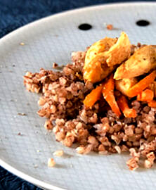 Émincés de poulet marinés à l’orange