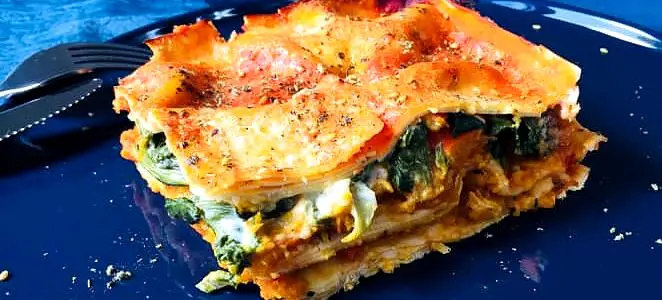 Lasagnes courges et épinards