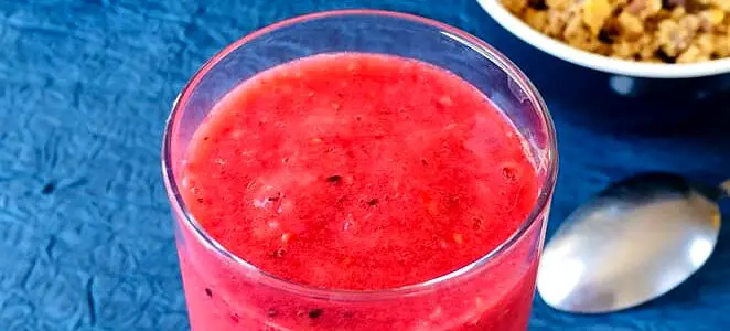 Smoothie à la framboise