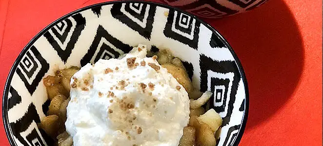 Verrine pomme-bananes aux spéculos sans gluten