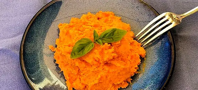 Purée de carottes au gingembre et cumin