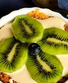 Tartelette tout coco au kiwi