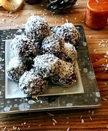 Flocons de neige au chocolat