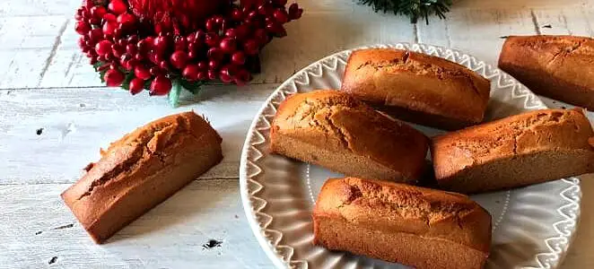 Mini-cakes aux épices de Noël (sans gluten)