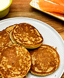 Blinis moelleux sans gluten