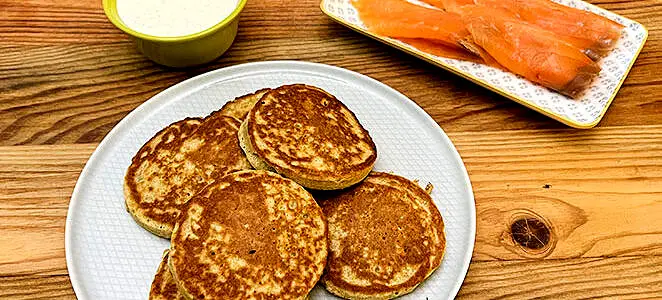 Blinis moelleux sans gluten