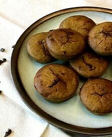 Muffins à la farine de chanvre et pépites de chocolat (sans gluten)