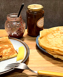 Pâte à crêpes pour repas de crêpes