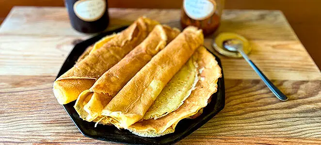 Crêpes sans œufs et sans gluten