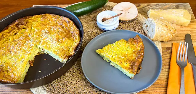 Quiche à la courgette et tomates séchées