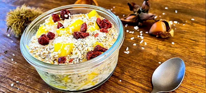 Muesli healthy à la mangue