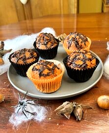 Muffins d’Halloween avec ou sans gluten