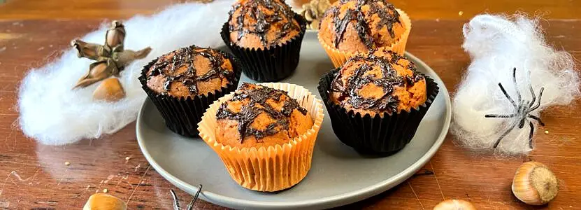 Muffins d’Halloween avec ou sans gluten