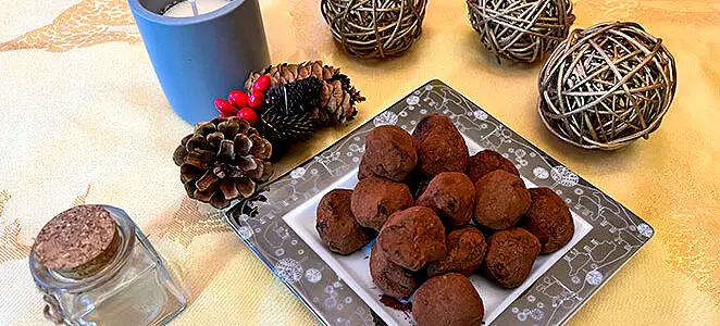 Truffes au chocolat